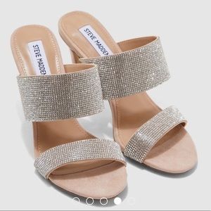 Rhinestone Steve Madden high heels - 8